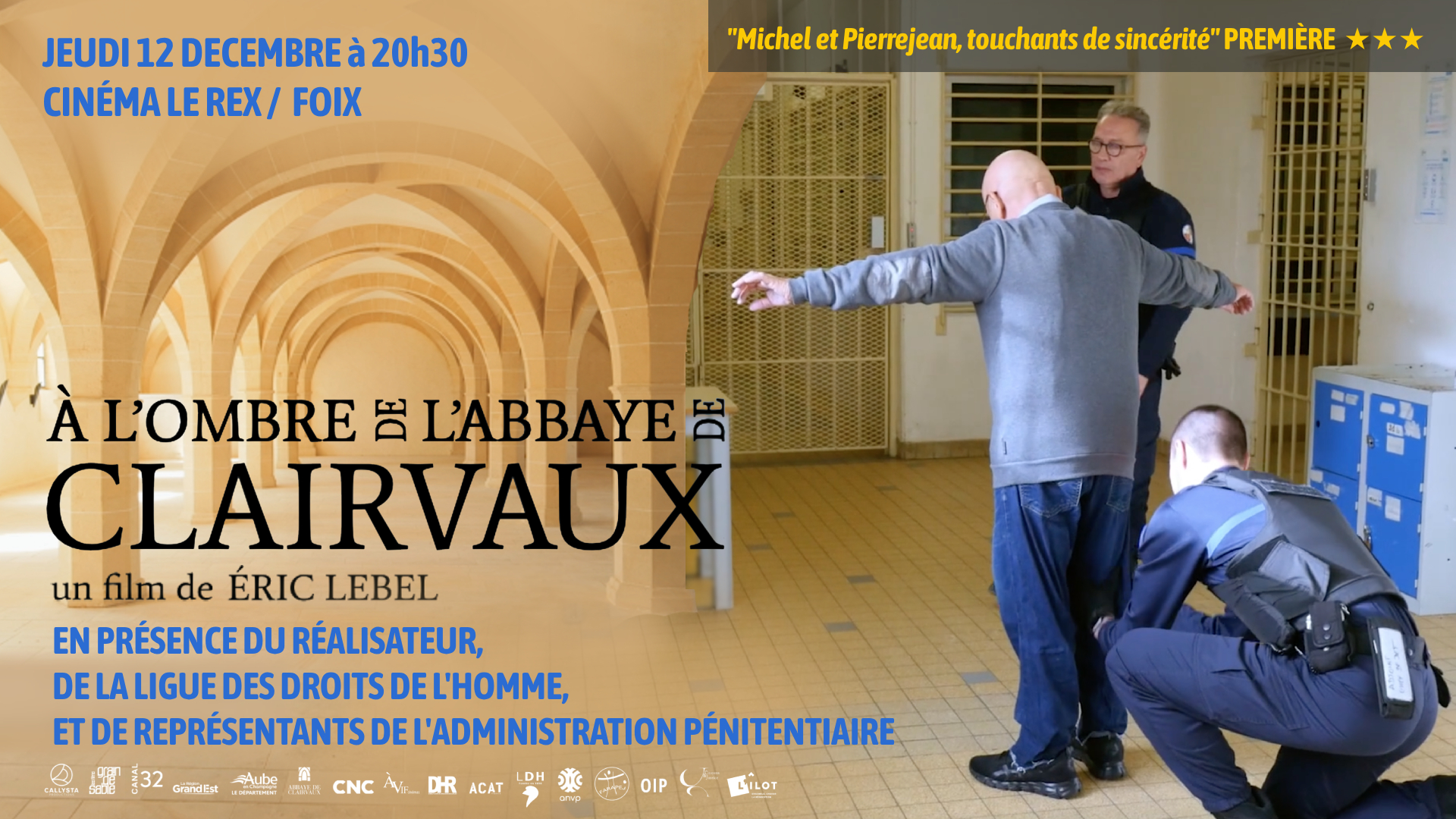 Projection-débat : A l'ombre de l'abbaye de Clairvaux