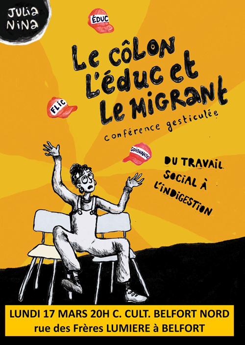 CONFÉRENCE-DÉBAT : "LE CÔLON, L'EDUC ET LE MIGRANT"